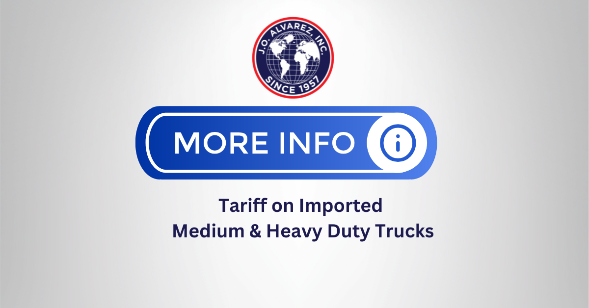 🚛 Section 232 Tariffs Announced on Heavy-Duty Trucks, Truck Parts, and Buses 🚛 Section 232 Tariffs Announced on Heavy-Duty Trucks, Truck Parts, and Buses