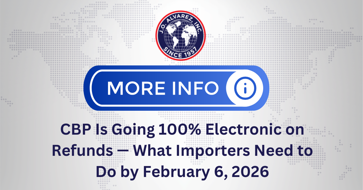 CBP Is Going 100% Electronic on Refunds — What Importers Need to Do by February 6, 2026