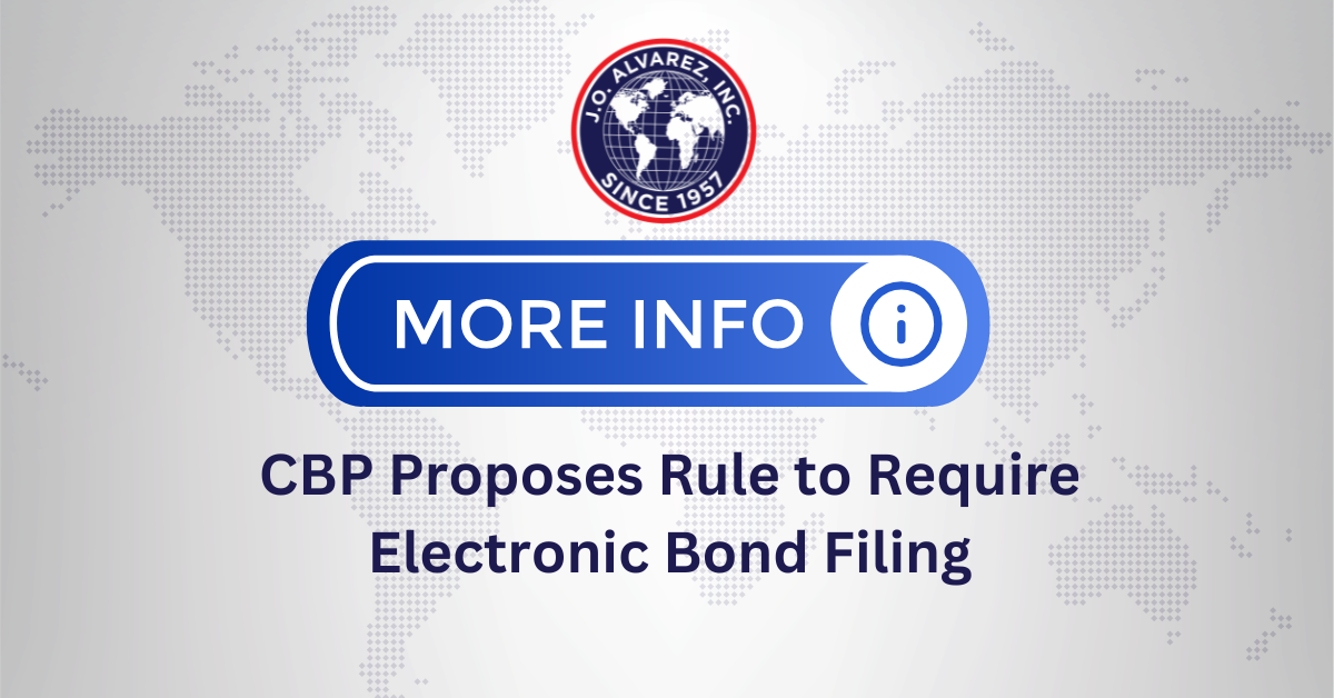 CBP Proposes Rule to Require Electronic Bond Filing