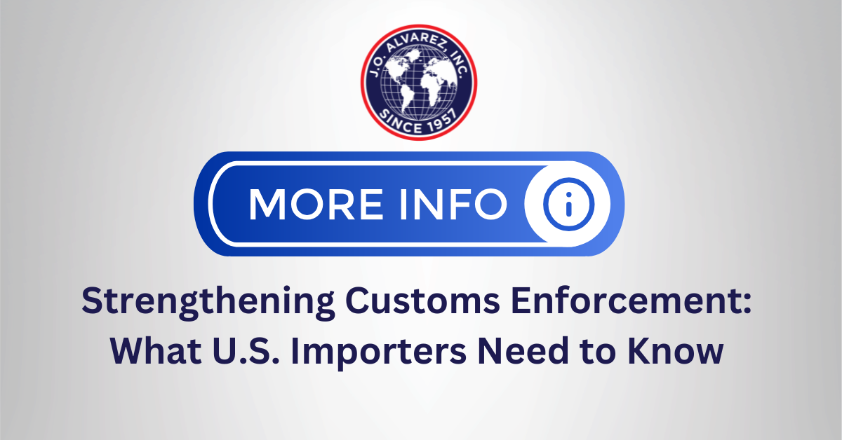 New Executive Order on Strengthening Customs Enforcement: What U.S. Importers Need to Know